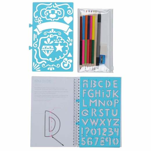Tiger tribe set za crtanje the lovely book 2