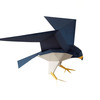 Plego 3d papirnata figura sivi sokol falco peregrinus
