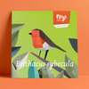 Plego 3d papirnata figura crvendać erithacus rubecula 5