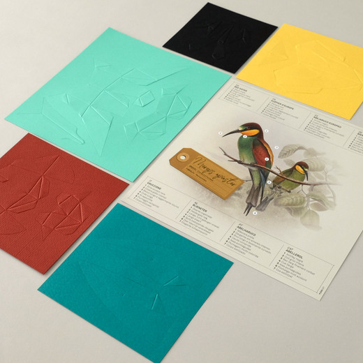 Plego 3d papirnata figura pčelarica merops apiaster 4