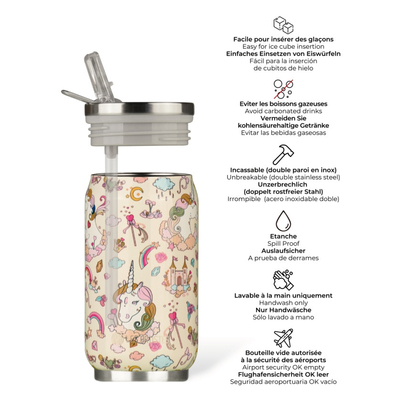 Les artistes termos limenka inox unicorn ivory 280 ml 1