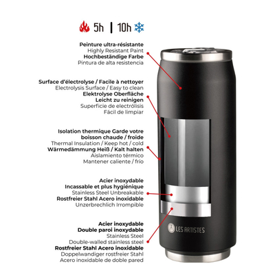 Les artistes termos limenka inox papetee 500 ml 1