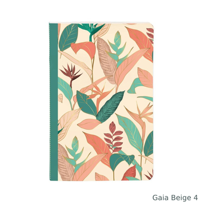 Clairefontaine gaia beige bilježnica 11x17cm 3