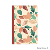 Clairefontaine gaia beige bilježnica 11x17cm 2
