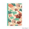 Clairefontaine gaia beige bilježnica 11x17cm