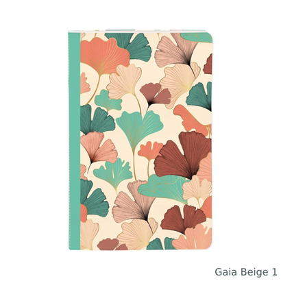 Clairefontaine gaia beige bilježnica 11x17cm