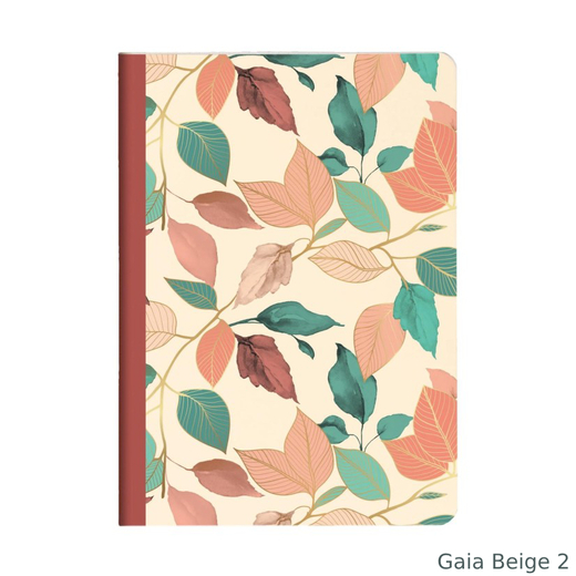 Clairefontaine gaia beige bilježnica a5 1