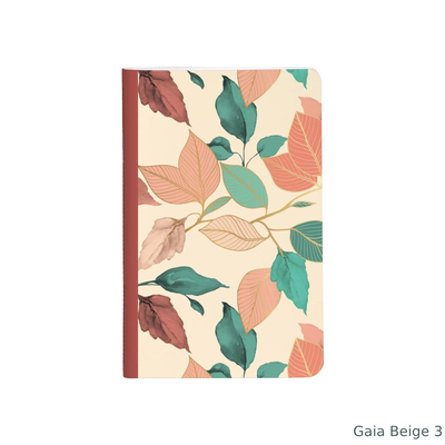 Clairefontaine gaia beige bilježnica 7,5x12cm 2