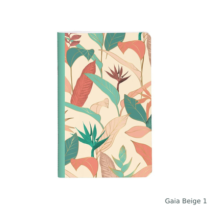 Clairefontaine gaia beige bilježnica 7,5x12cm