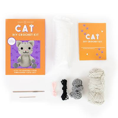 Gift republic set za izradu diy crochet cat 1
