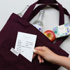 Kartotek tote torba bordo 2
