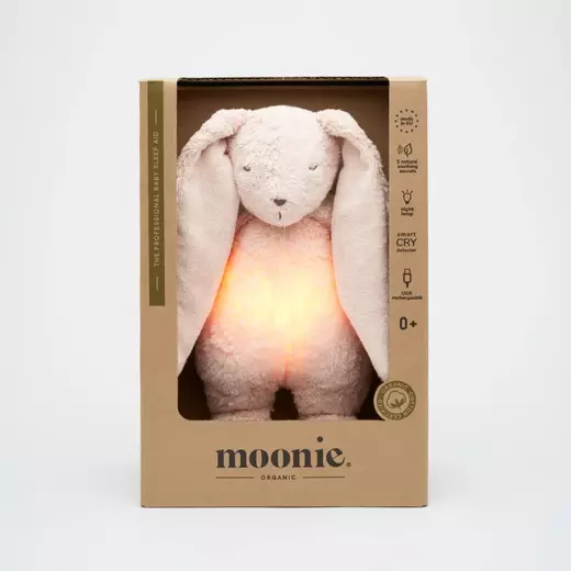 Moonie dječji zečić od organskog pamuka rose 1