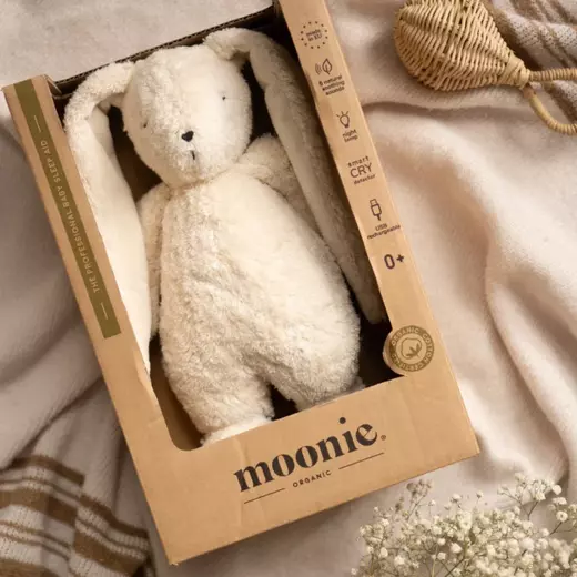 Moonie dječji zečić od organskog pamuka rose 2