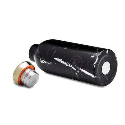 Termos boca 24bottles marble black 330ml 2