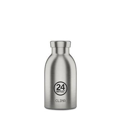 Termos boca 24bottles brushed steel 330ml
