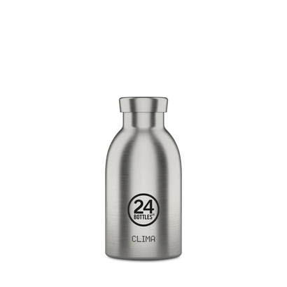 Termos boca 24bottles brushed steel 330ml