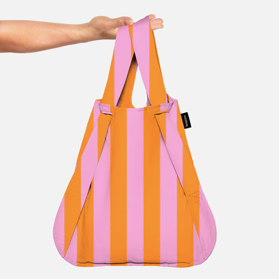 Notabag torba ruksak orange pink stripes 2