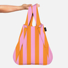 Notabag torba ruksak orange pink stripes 2