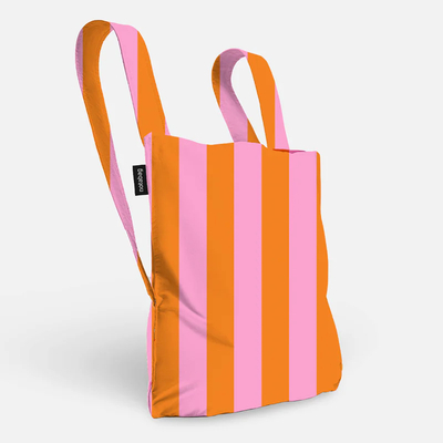 Notabag torba ruksak orange pink stripes 1