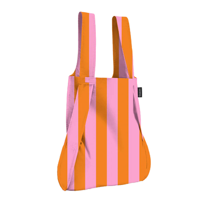 Notabag torba ruksak orange pink stripes