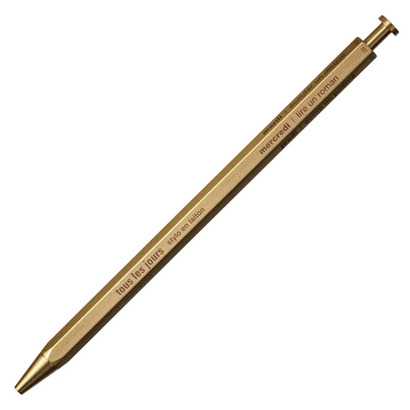 Mark's kemijska olovka days brass gel zlatna