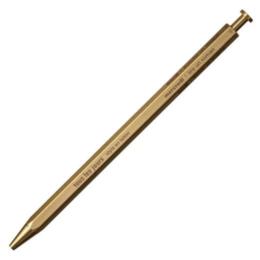 Mark's kemijska olovka days brass gel zlatna