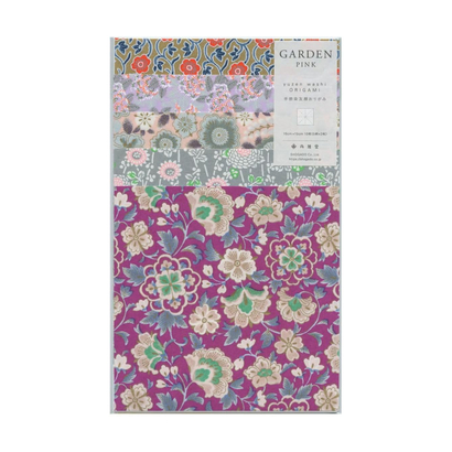 Shogado origami papir set garden pink
