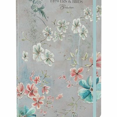 Bilježnica flowers & birds blossom a5