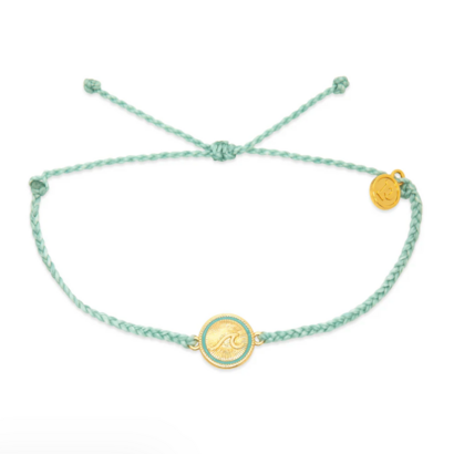 Pura vida narukvica gold charm morska pjena