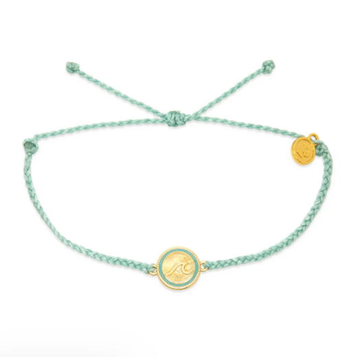 Pura vida narukvica gold charm morska pjena