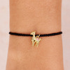 Pura vida narukvica gold charm llama black 1