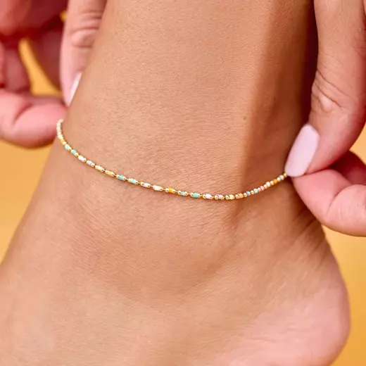 Pura vida nanožnica gold dainty enamel2