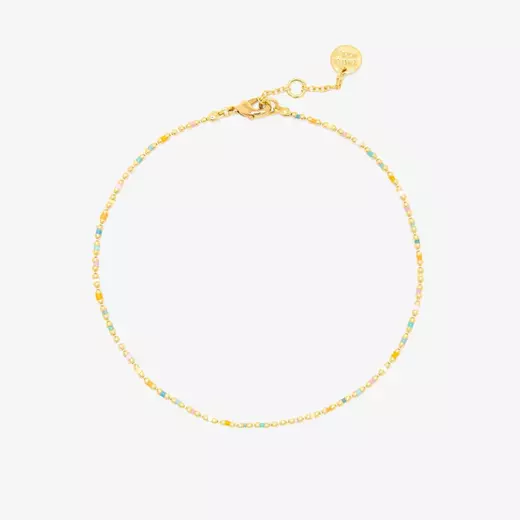 Pura vida nanožnica gold dainty enamel