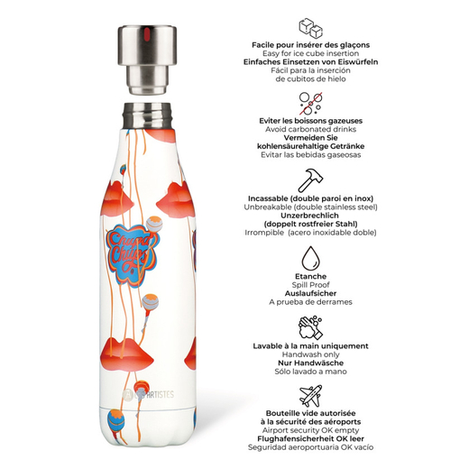 Les artistes termos boca inox chupa kiss 500ml 3