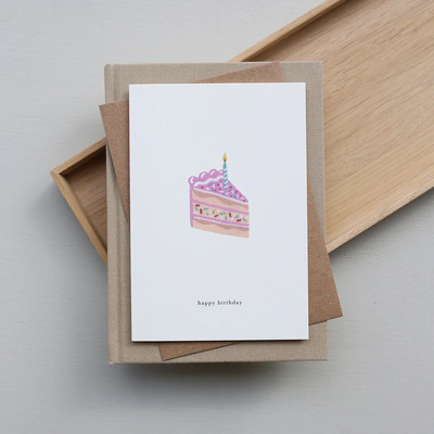 Kartotek čestitka cake slice 1