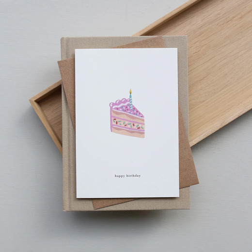 Kartotek čestitka cake slice 1