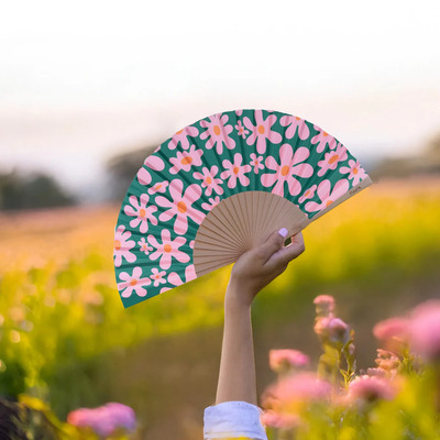 Fisura lepeza pink & green flowers 1