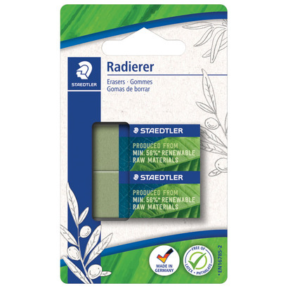 Staedtler gumica mars reciklirana zelena