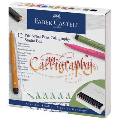 Faber castell set za kaligrafiju pitt artist 12 boja