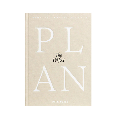 Printworks tjedni planer the perfect plan bež