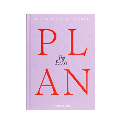 Printworks tjedni planer the perfect plan ljubičasti