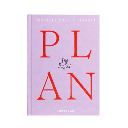 Printworks tjedni planer the perfect plan ljubičasti