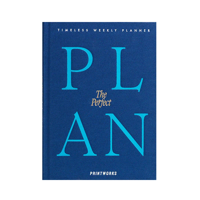 Printworks tjedni planer the perfect plan plavi