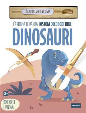 Čarobna bojanka kistom oslobodi boje dinosauri
