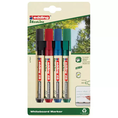 Edding marker za bijelu ploču 1,5 3mm ecoline 4 boje