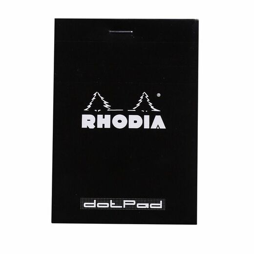 Clf rhodia blok dotpad dots 8,5x12cm crni