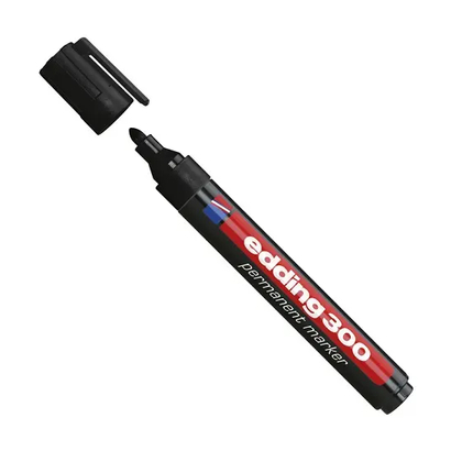 Edding permanentni marker 1,5 3 mm okrugli vrh crni
