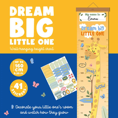 Legami zidna tablica visine dream big giraffe 4