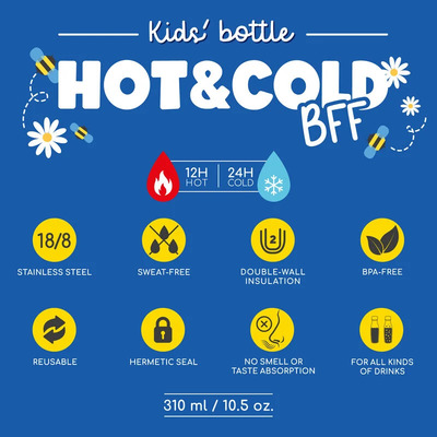 Legami dječja termo boca teddy bear 310ml 5