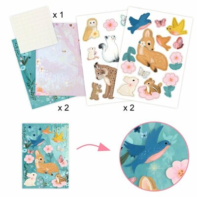 Djeco kreativni set fluffy box 4